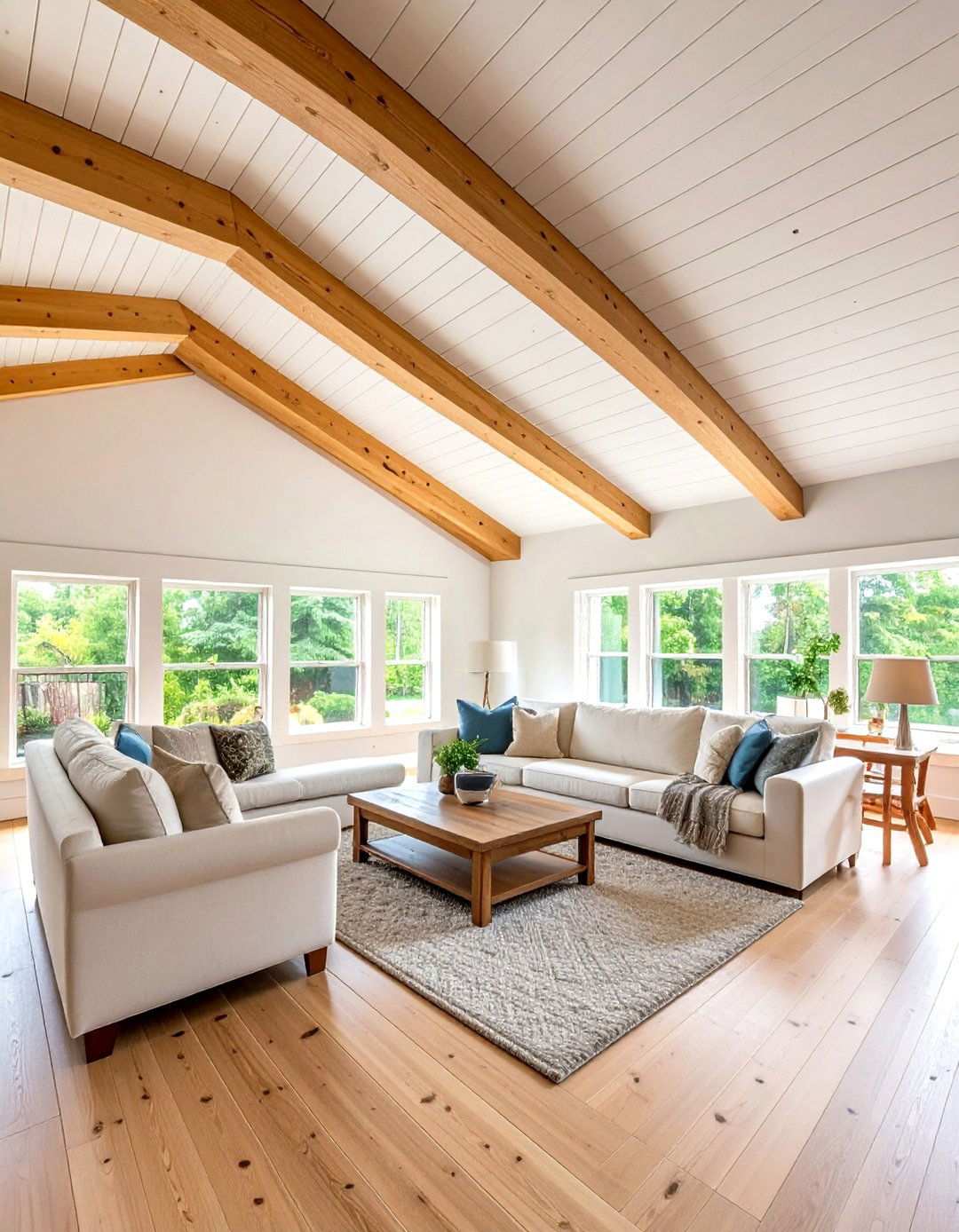 Tongue and Groove Warmth Accent Ceiling - 20 Accent Ceiling Ideas