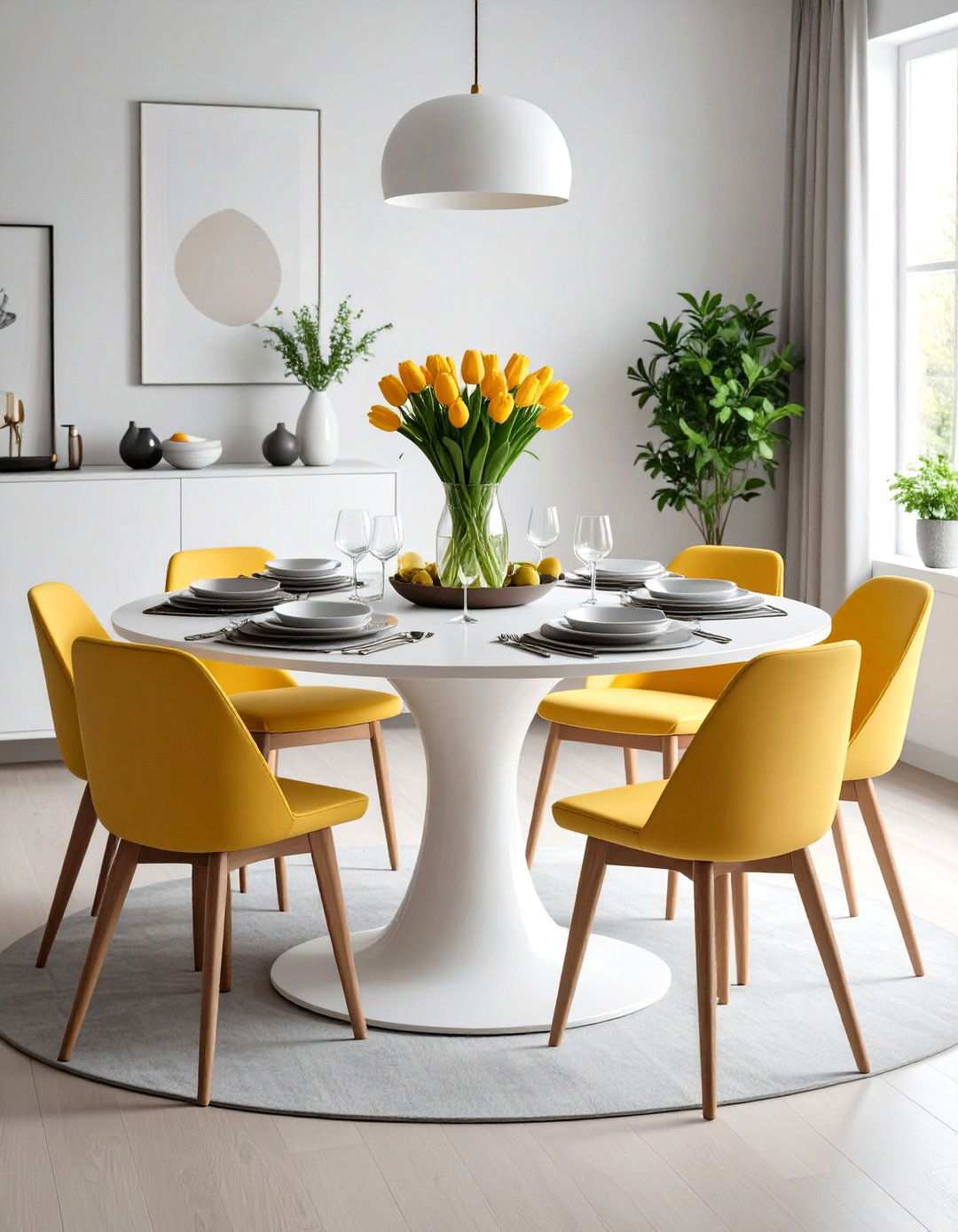 Tulip Dining Tables for Sleek s Modernist Appeal - 20 70s Dining Room Design Ideas