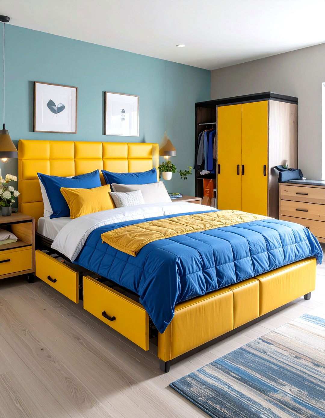 Under Bed Bedroom Storage - 20 Bedroom Interior Design Ideas