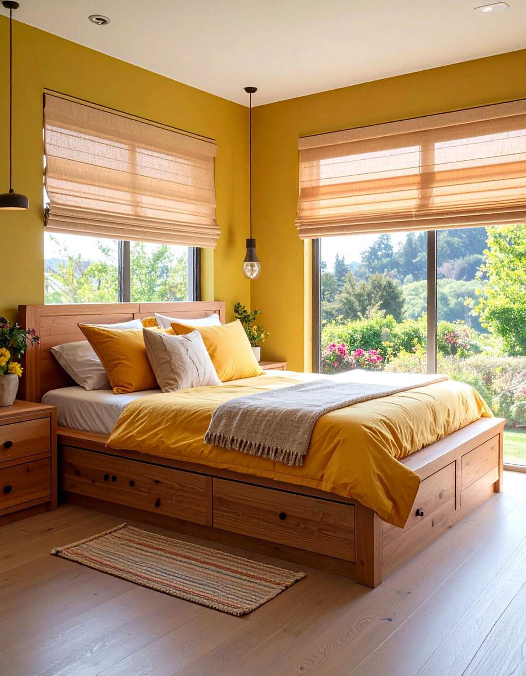 Under Window Bench Bed Nook - 20 Bed Nook Ideas