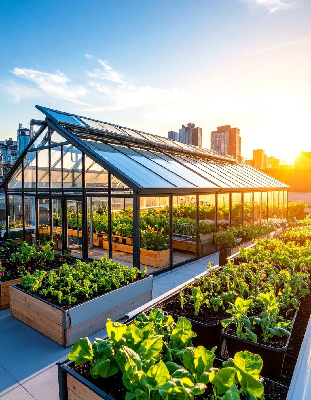 Urban Farm Rooftop Greenhouse - 20 Rooftop Greenhouse Ideas