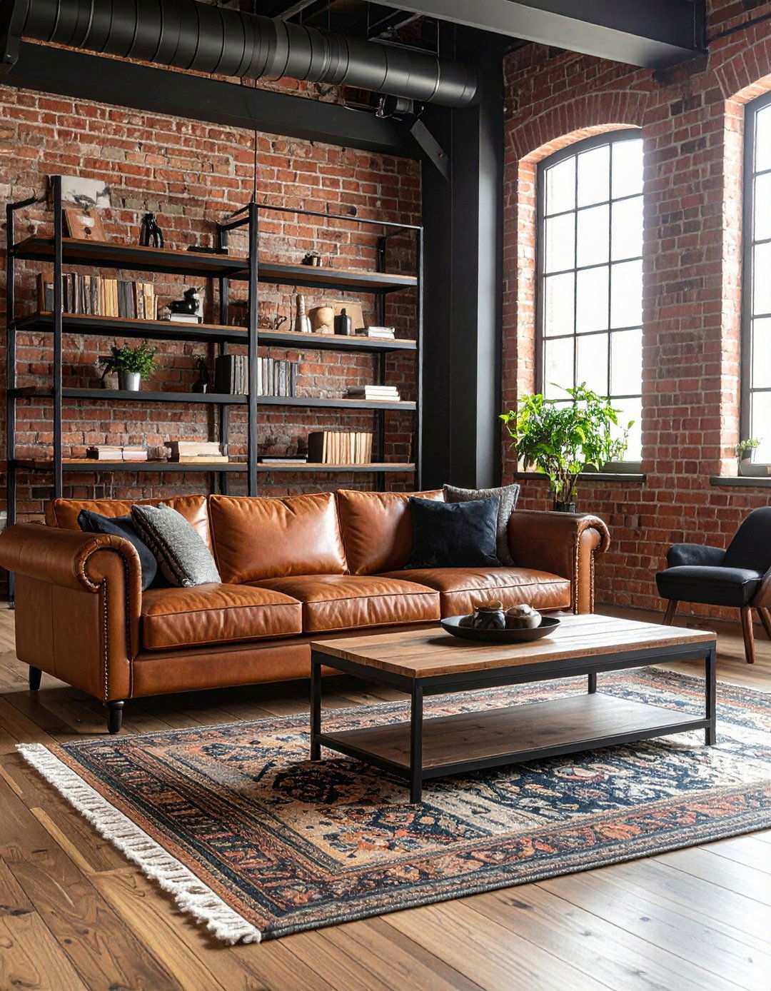 Urban Industrial Loft - 20 Aesthetic Room Ideas