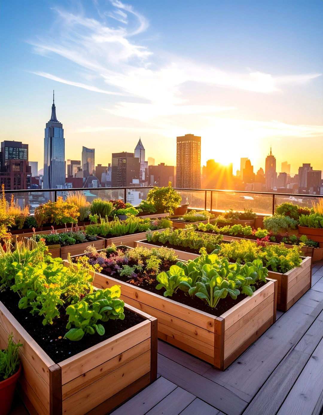 Urban Rooftop Vegetable Garden - 20 Vegetable Garden Ideas