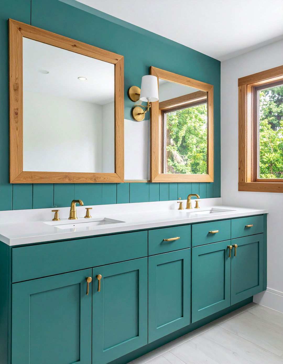 Vanity Backsplash Beadboard Panel - 20 Beadboard Bathroom Ideas