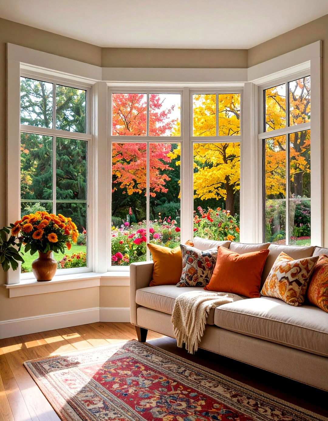Ventilating Bay Window Panels - 20 Bay Window Ideas
