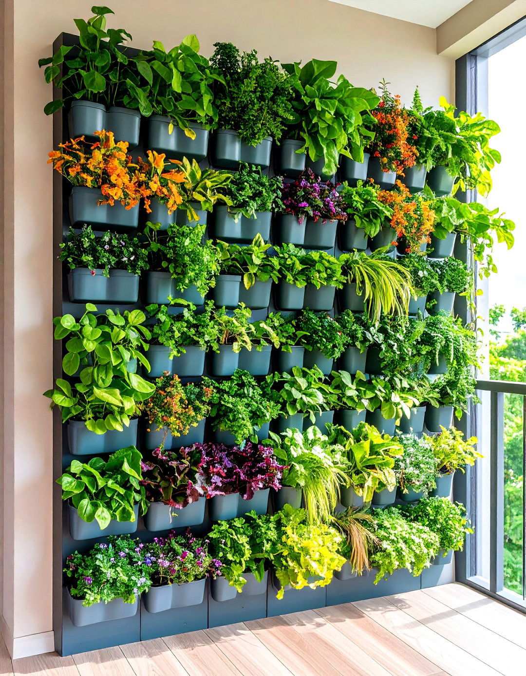 Vertical Garden Wall Systems - 20 Balcony Deck Ideas