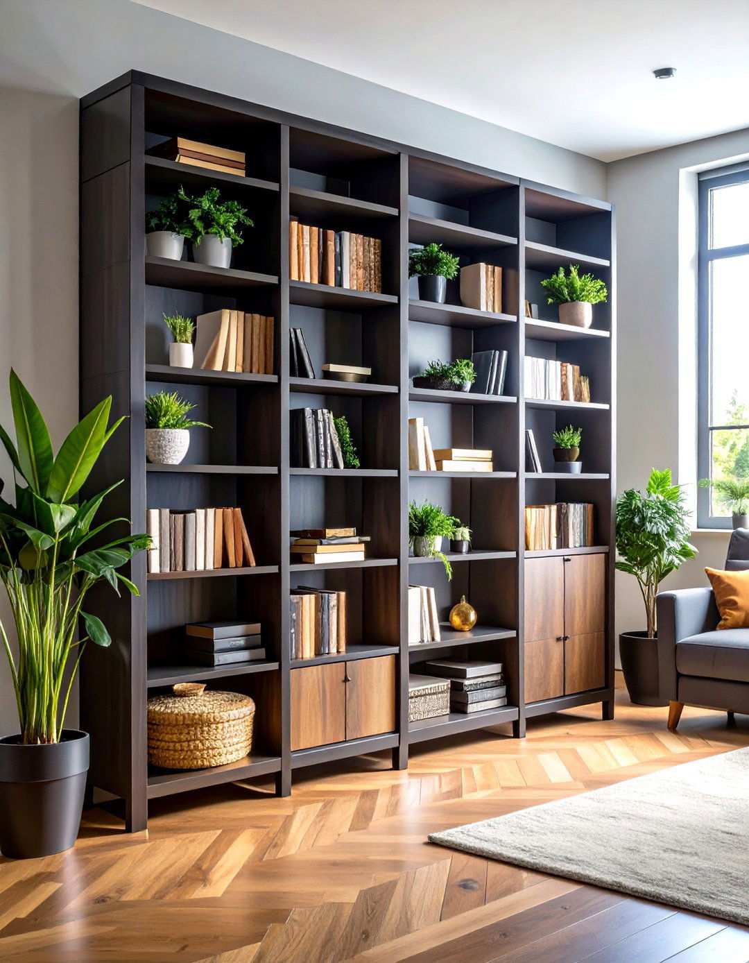 Vertical Storage Solutions for Apartment Living Room Organization - 20 Apartment Small Living Room Ideas