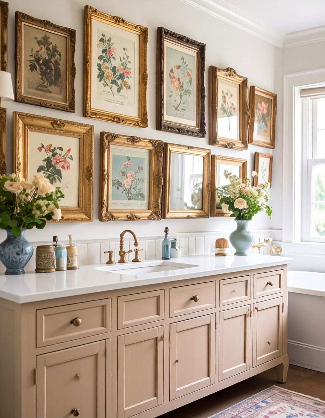 Vintage and Antique Bathroom Art Collections - 20 Bathroom Art Ideas