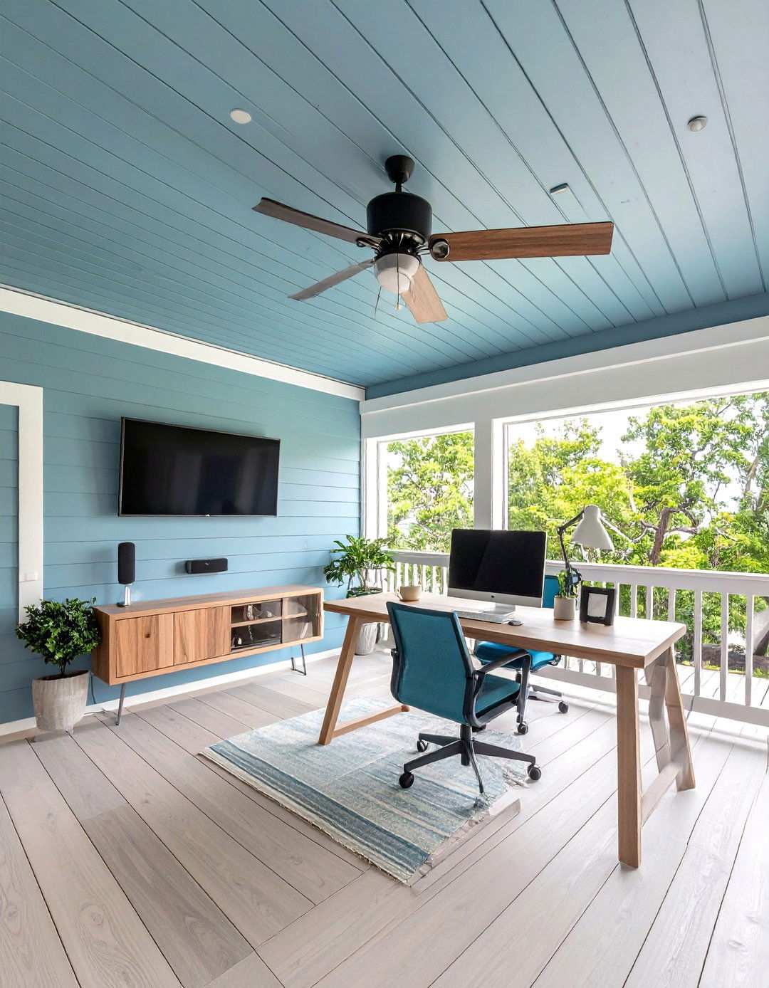 Vinyl Beadboard Ceiling for Outdoor Living Areas - 20 Beadboard Ceiling Design Ideas