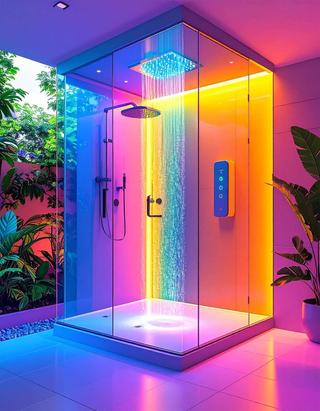 Voice Activated Smart Shower - 20 Bathroom Shower Ideas