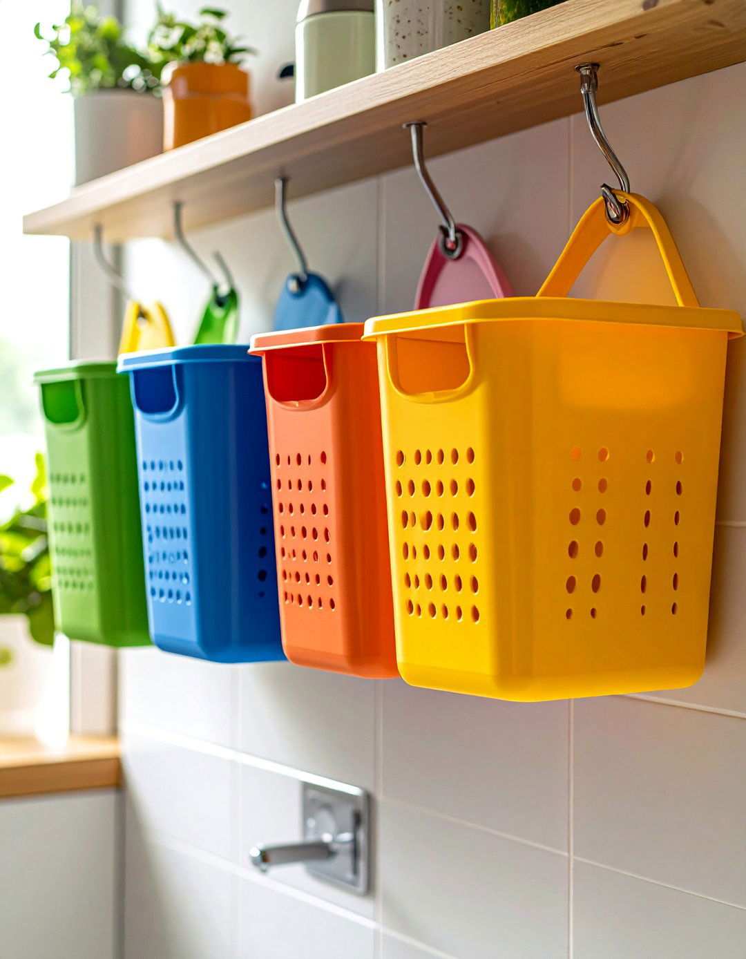 Wall Mounted Bin Bathroom Wall Storage - 20 Bathroom Wall Storage Ideas