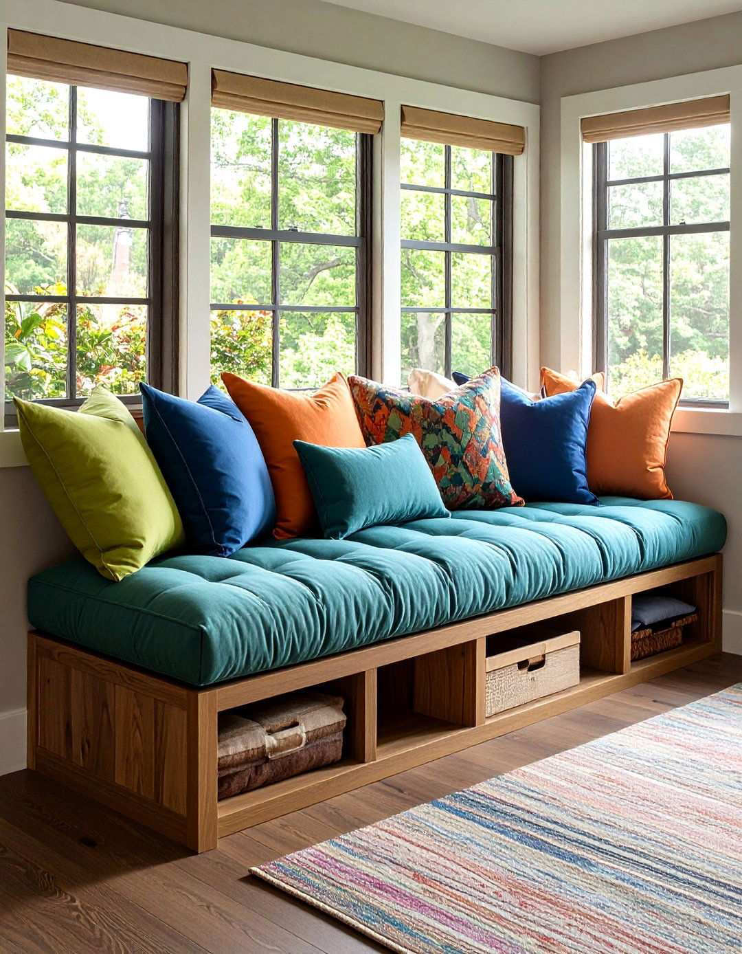 Window Seat Bedroom Bench for a Built In Nook - 20 Bedroom Bench Ideas