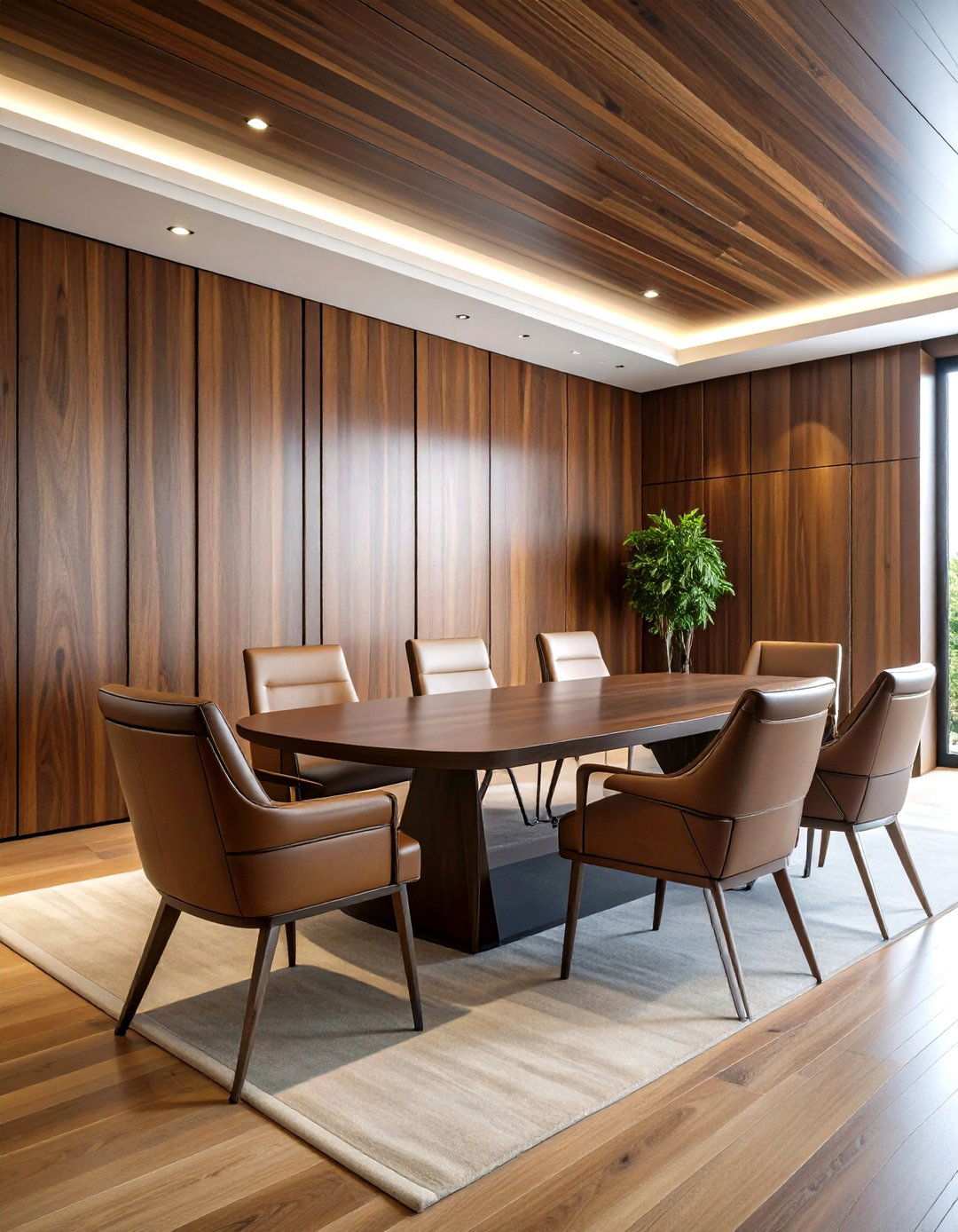 Wood Paneling Walls for Cozy s Dining Ambiance - 20 70s Dining Room Design Ideas