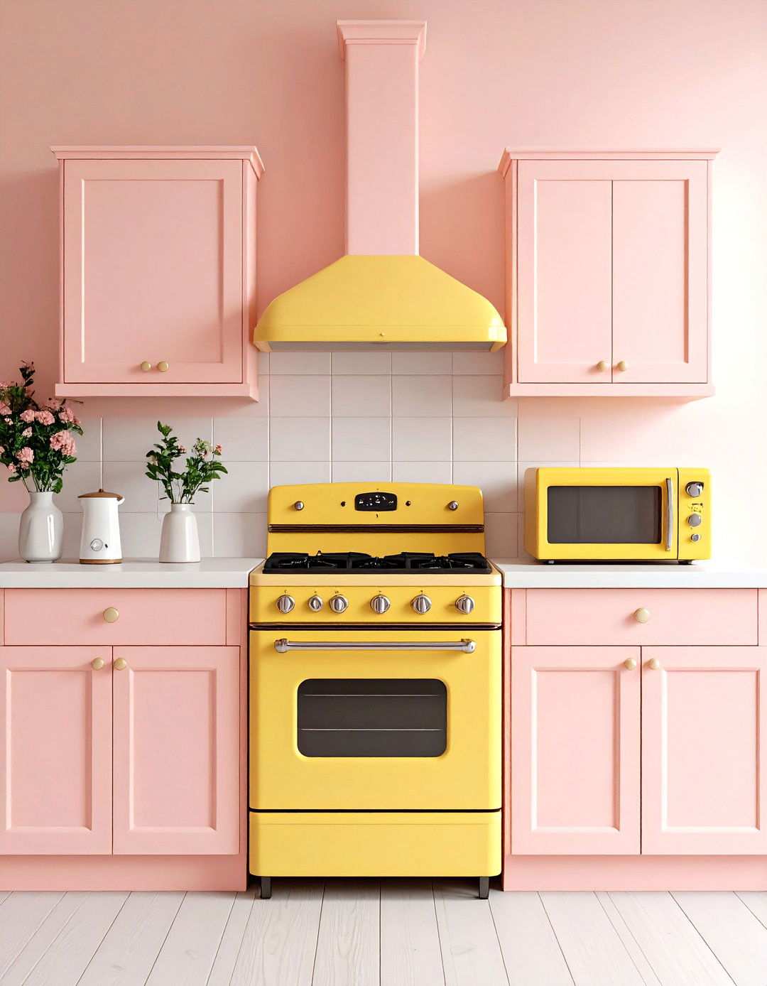 Yellow Kitchen Accents and Appliances - 20 1950s Kitchen Ideas