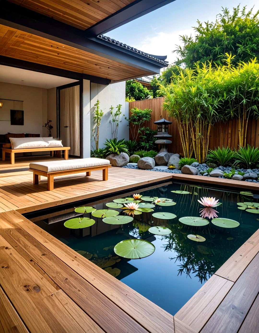 Zen Meditation Pond Gardens - 20 Backyard Pond Ideas
